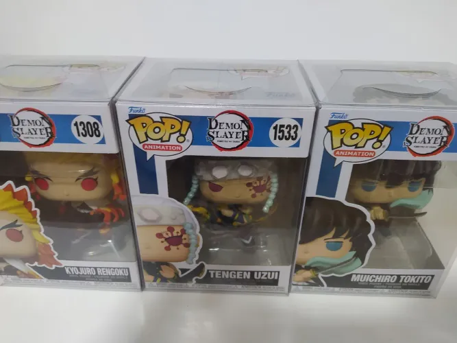 Funko pop Kyojuro, Tengen e Muichiro Hashiras Demon Slayer