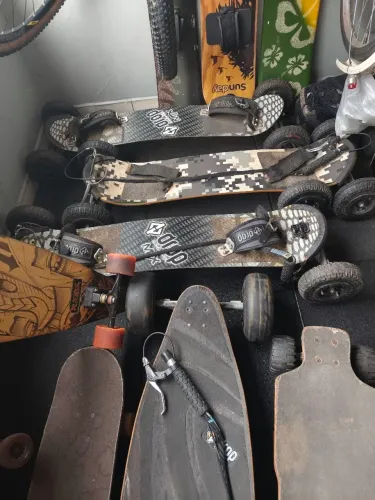 Skates carveboard, mountainboard,off roda, simulador de surf, street, longboard,semilong