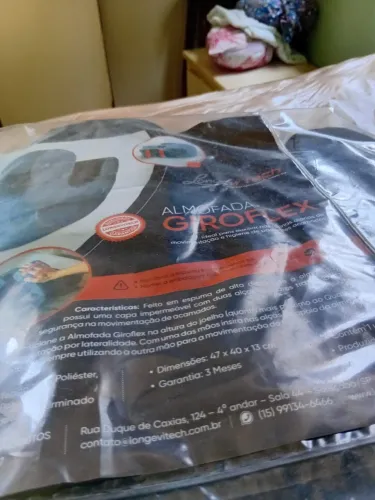 Almofada gira fácil hospitalar