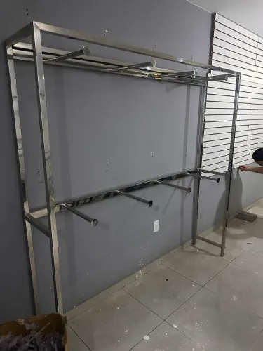 Inox loja roupa 2 metros