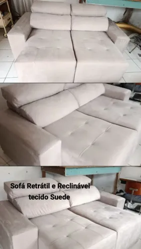 Sofá Retrátil e Reclinável....