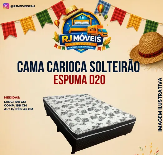 CAMA BOX SOLTEIRÃO COM FRETE GRÁTIS PARA ALGUNS BAIRROS, CONSULTAR
