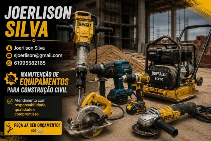MANUTENÇÃO DE EQUIPAMENTOS PARA CONSTRUÇÃO CIVIL
