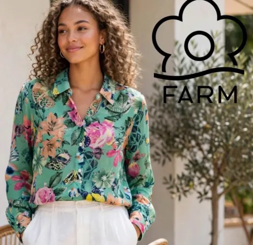 Camisa botões farm