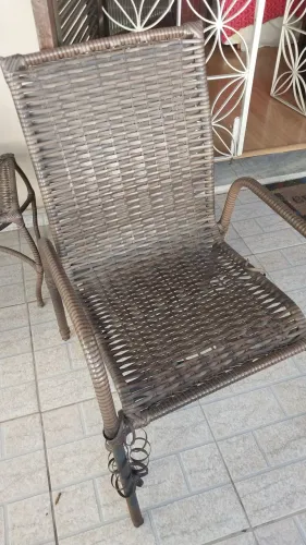 Conjunto de Varanda de fibra sintética 