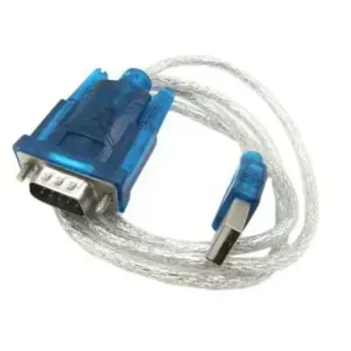 Cabo Rs232 Serial Conversor Usb 2.0 9 Pinos Cor Azul