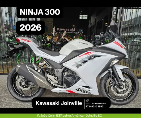 NINJA 300 -ZERO KM