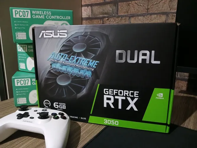 Placa de video Asus RTX 3050 6gb (Acessório novo Caixa lacrada Com nota fiscal e garantia)