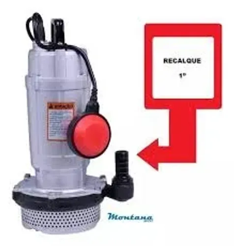 Bomba Submersa para Água suja em Alumínio 1/2 HP 127V OU 220V Worker