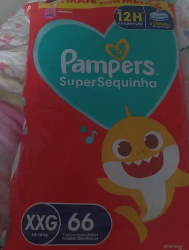 Fraldas Pampers 66 und. XXG