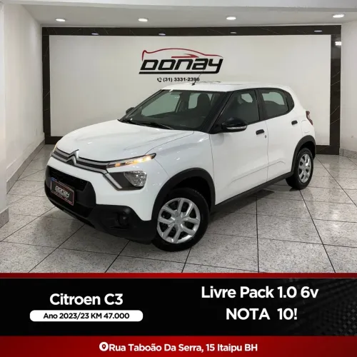 Citroen C3 Live Pack 1.0 Flex 6V 5P Mec. 2023