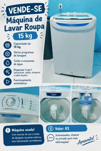 Máquina de lavar