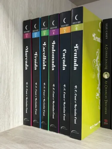Lote Fantasia Sobrenatural YA - Hush Hush + House of Night + Halo e mais 