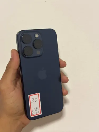 15 Pro 128GB SEMINOVO TODO ORIGINAL 90% Azul GARANTIA DE 6 MESES PELA LOJA
