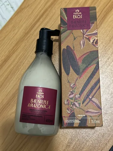 Natura Ekos - Lançamento Baunilha Amazônica - Frescor e Creme Hidratante