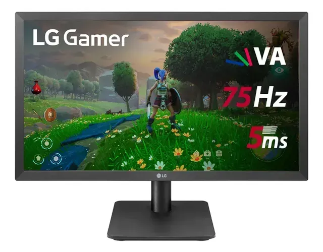 MONITOR GAMER LG 22MP410 - TELA VA DE 21.5", FHD (1920X1080), 75HZ, 5MS (GTG), HDMI