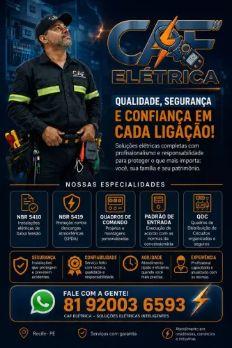 ELETRICISTA PROFISSIONAL RECIFE E REGIÃO