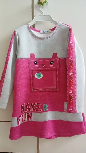 Vestido kukiê tam 2 anos