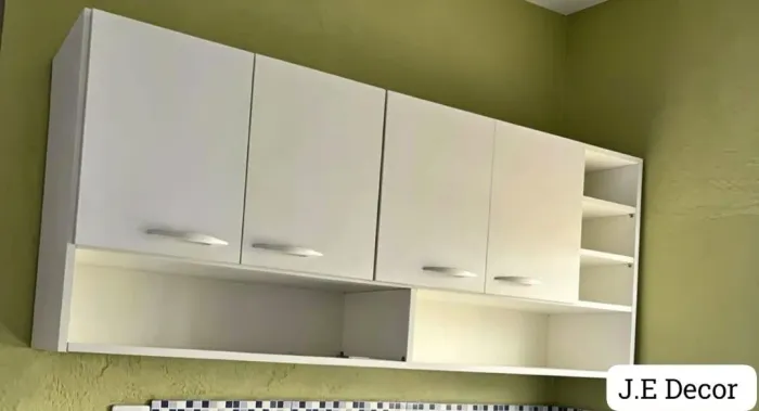 Armário aéreo 4 portas em mdf