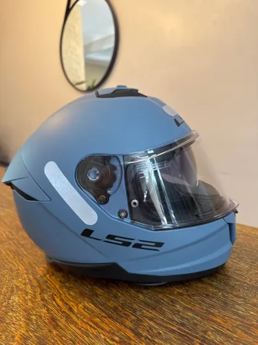 Capacete Ls2 Stream Ii Ff808 Monocolor Misty Blue