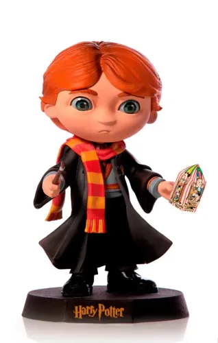 Estátua Rony Weasley - Harry Potter - MiniCo - Iron Studios