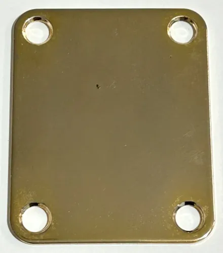 Placa de pescoço dourada Strat Tele 4 parafusos