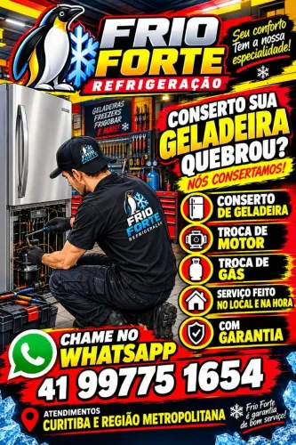 CONSERTO E MANUTENÇÃO DE GELADEIRAS E FREEZER