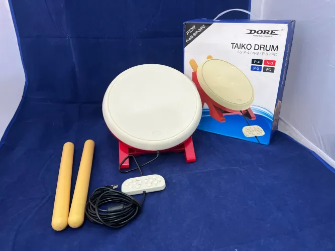 Controle Tambor para Taiko Drum Rhythm Ps3 Ps4 Ps5 Pc Nintendo Switch