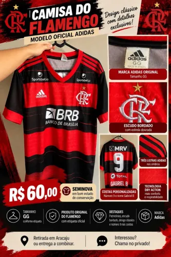 CAMISA DO FLAMENGO