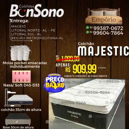 Colchao solteiro viscogel /Nasa mola pocket ensacadas Bonsono pronta entrega consulte