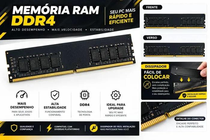 Memória ram kllisre 8gb x99