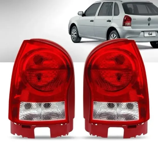 Lanterna cristal ou fumê do gol g4
