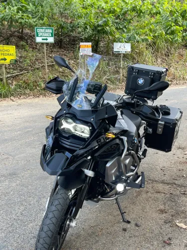 BMW GS 1250 Adventure Premium Triple black 30 litros impecável