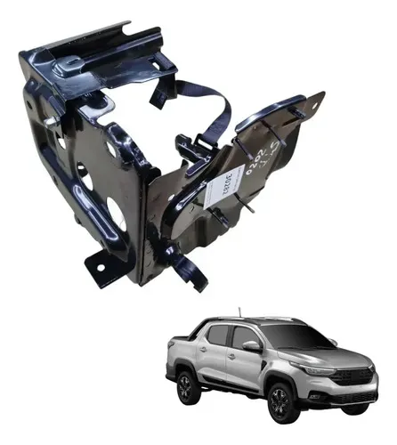 Suporte Caixa Bateria Fiat Strada 1.3 2021-23 Genuino Preto