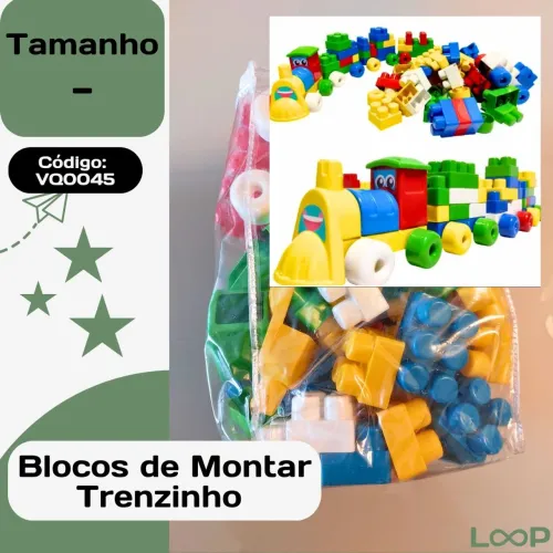 Blocos de Montar Trenzinho