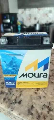 Bateria Moura 12v 6ah para motocicleta Honda, Shineray, Yamaha, Kawasaki