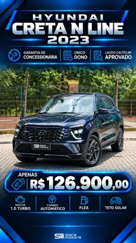 Hyundai Creta N Line 1.0 TB 12V Flex Aut. 2023