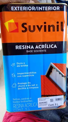 Resina acrílica base solvente