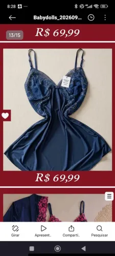 Baby dolls elegantes sofisticados