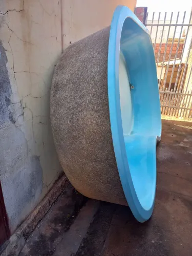 Piscina fibra de vidro 5000lts feijãozinho