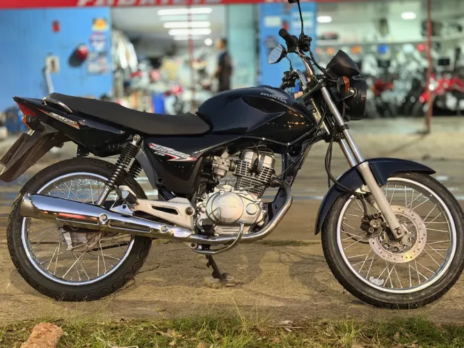 Honda titan 150 2007 partida e freio a disco
