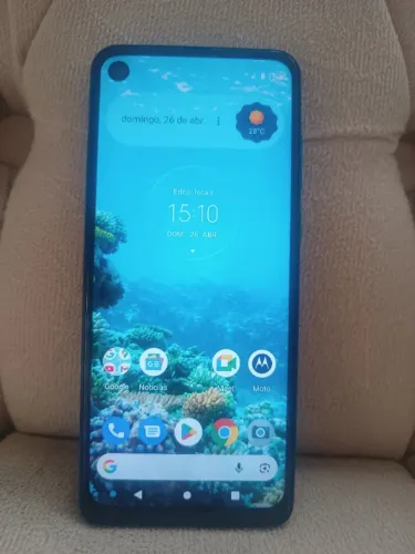 Motorola One Vision 128GB Azul | Conservado | Pronto para uso