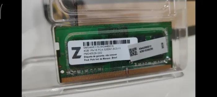Memória RAM 4GB DDR4 3200MHz - Excelente estado