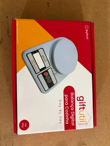 Balança Digital Giftutil Nova Sem Uso
