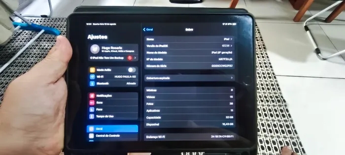 iPad 6 32gb semi novo