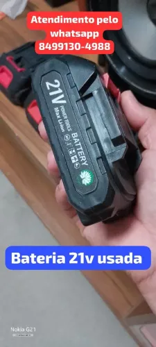 Bateria parafusadeira 21v 