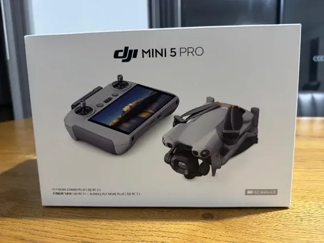 Drone DJI Mini 5 Pro Combo fly more plus novo e homologado junto a Anatel, Anac e Sarpas