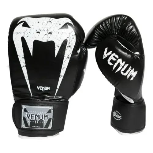 Kit Luva/Caneleira Muay Thai/Kickboxing/MMA/Boxe 12 Oz