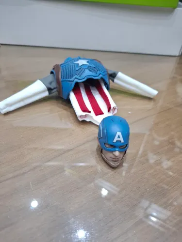 Lote capitão América tipo hot toys