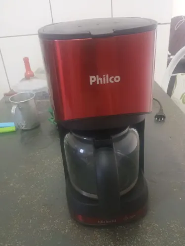 Cafeteira Philco innox red pcf41 cor vermelha preto